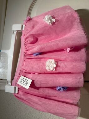 The Children's Place Pink Floral Tulle Skirt
